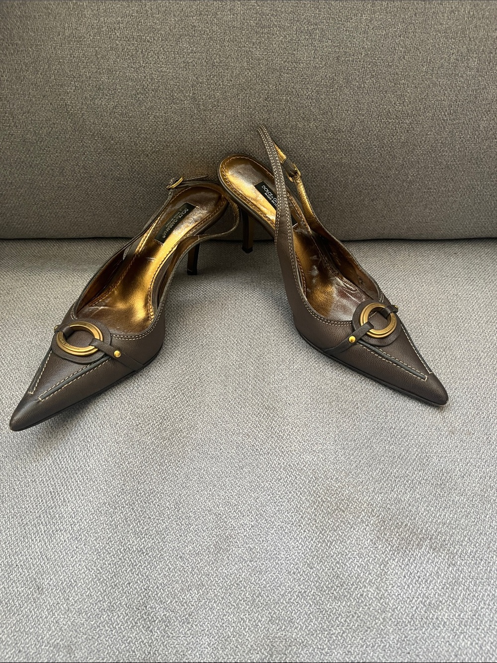 Dolce & Gabbana sandals Slingback
Buckle Heels pointy toe